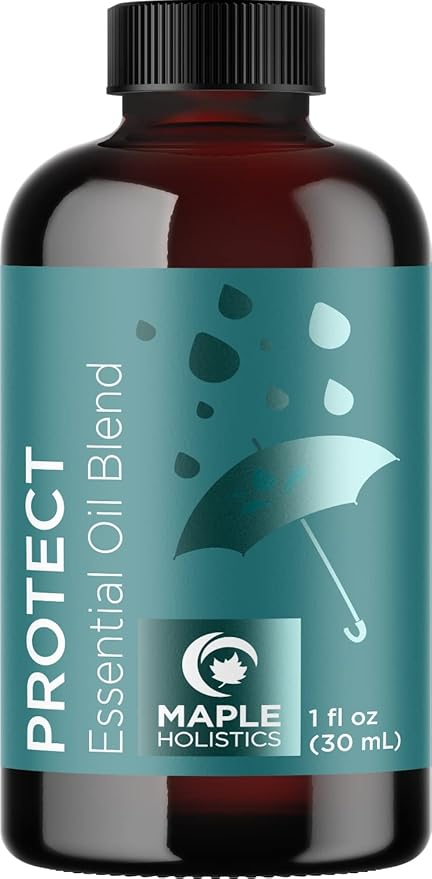 Protect and Breathe Essential Oils Set - Purifying Essential Oil Blends for Diffuser Aromatherapy and Baths - Relaxing Essential Oils for Diffusers for Home Ideal for Winter Wellness (1 Fl Oz Each)
