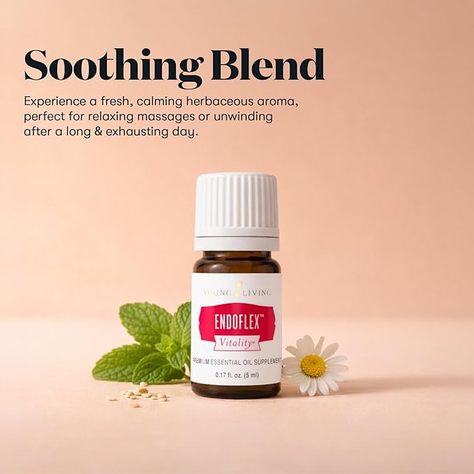 Young Living EndoFlex Essential Oil Blend | 5 ml | for Diffusers & Topical Use | Supports Balance & Vitality | Premium, Sustainably Sourced Essential Oils
