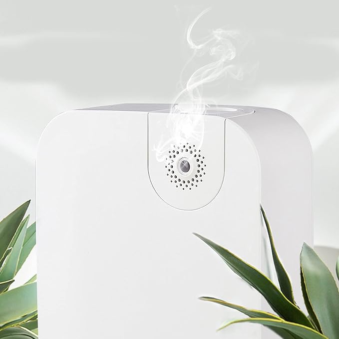 12W Electromagnetic Air Pump Essential Oil Diffuser with LED Screen and Wall Mount Option for Home and Office Aromatherapy
