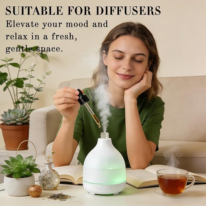 Gardenia Essential Oil Gardenia Oil for Aroma Diffuser,Humidifier,Home Fragrance,Cleaning,Body Care,Massage,Yoga,DIY Candle,DIY Soap CosmicVeil（Gardenia，4 Fl Oz (Pack of 1)）