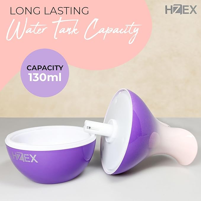 HZEX Spiral Essential Oil Diffuser with 7 Color Changing Lights and 5V USB Cable for Home Office, 130ml Mist Humidifier Silent Aroma Diffusers, Variant Colors (Twist)