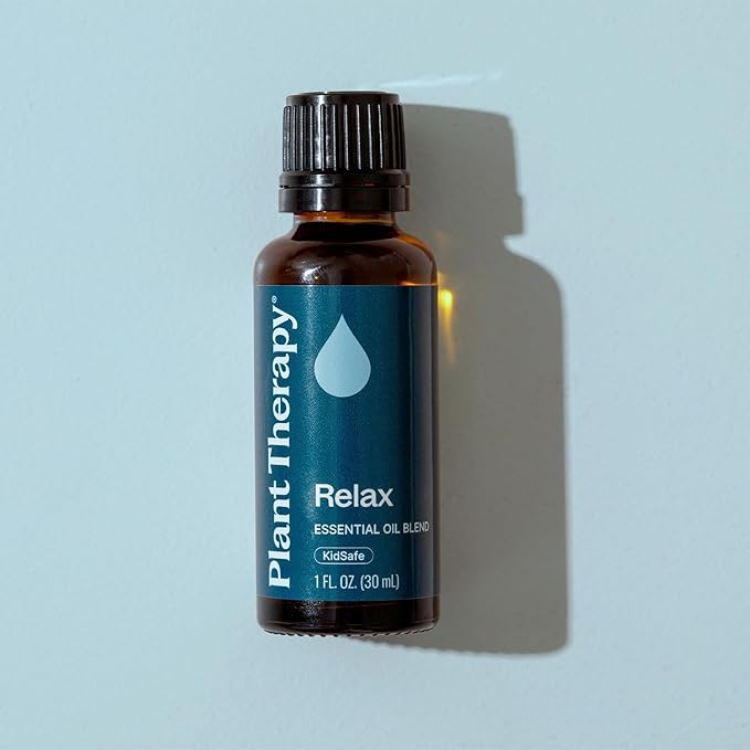 Plant Therapy Relax Essential Oil Blend, 30 mL (1 oz), 100% Pure, Undiluted, Great for Essential Oil Diffusers and Promoting Relaxation
