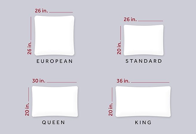 Marriott Down Alternative Eco Pillow Hotel Pillows - Pack of 1 - Eco-Friendly Pillow with 100% Recycled Fill - Queen (20" x 30")