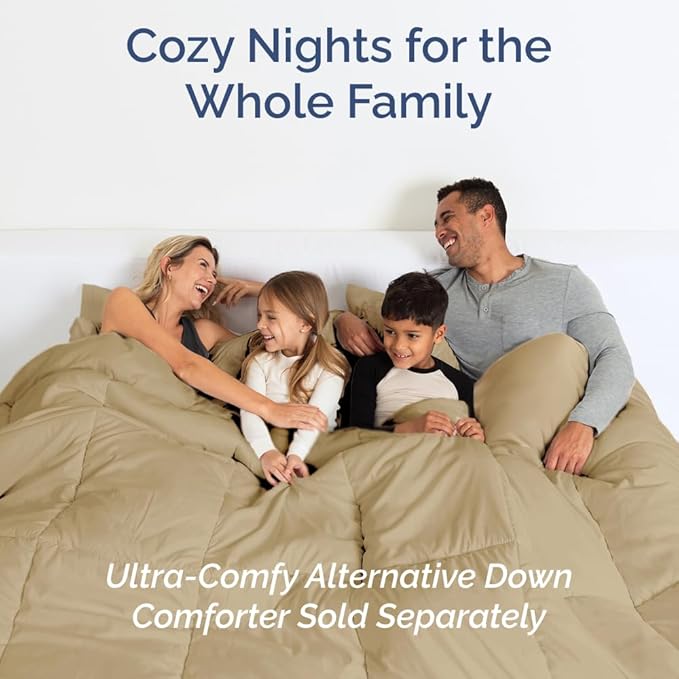 Full Size 4 Piece Sheet Set - Comfy Breathable & Cooling Sheets - Hotel Luxury Bed Sheets for Women & Men - Deep Pockets, Easy-Fit, Extra Soft and Wrinkle Free Sheets - Beige Oeko-Tex Bed Sheet Set
