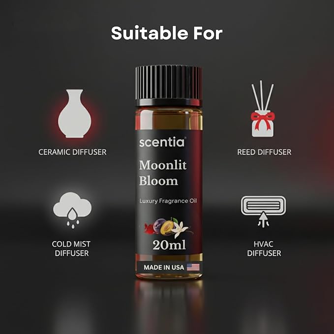 Love Collection Fragrance Oil Set – Essential Oil Blends for Diffusers, Candles & Soaps – Jasmine, Rose, Citrus, Amber & Musk – Phthalate-Free – Gift Set 3×20 ml (2.03 fl oz)