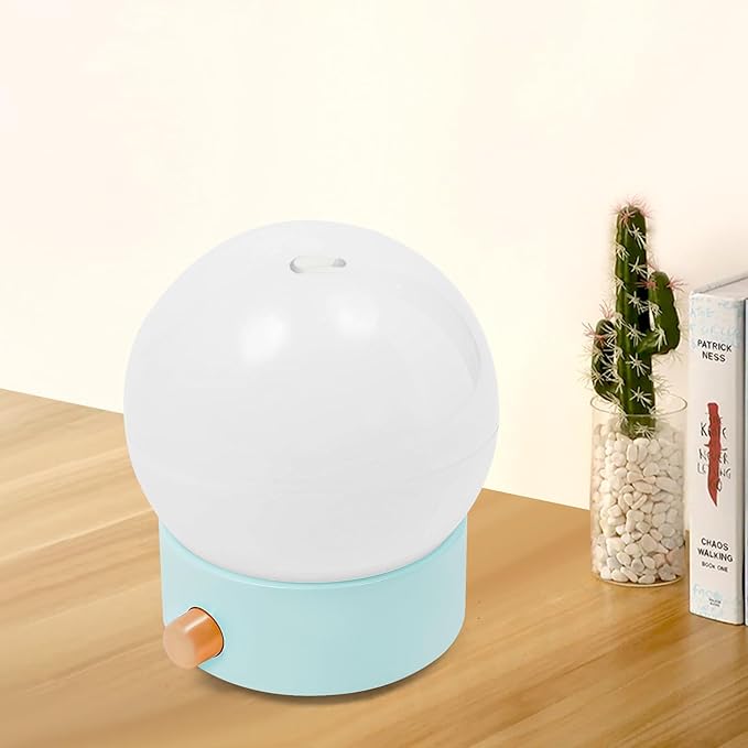 Essential Oil Diffuser 3-in-1 Aromatherapy Diffuser, Modern Round Aromatherapy Fragrant Aroma Diffuser, Quiet Tabletop Premium Humidifier with USB Interface for Bedroom Office (Blue)