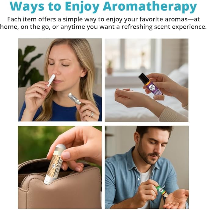 Wild Essentials Sweet Dreams Essential Oil 2-Pack – Roll-On & Aromatherapy Inhaler – Relaxation & Sleep Support, 100% Pure Therapeutic Grade, USA Made