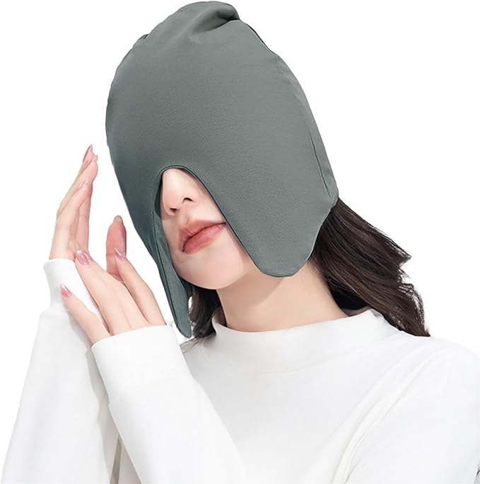 Light Blocking Sleep Mask Full Coverage Eye Cover One-Piece Elastic Blackout Sleep Hood Mask for Side Sleepers Travel Night Sleep