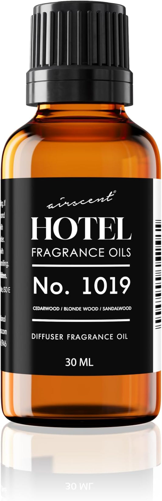 AirScent Hotel Diffuser Oil No. 1019 Inspired by The Whistler Hotel Scent - Fragrance Oil for Ultrasonic and Waterless Diffusers and Crafting - 30 mL, 1 fl oz Glass Bottle with Dropper