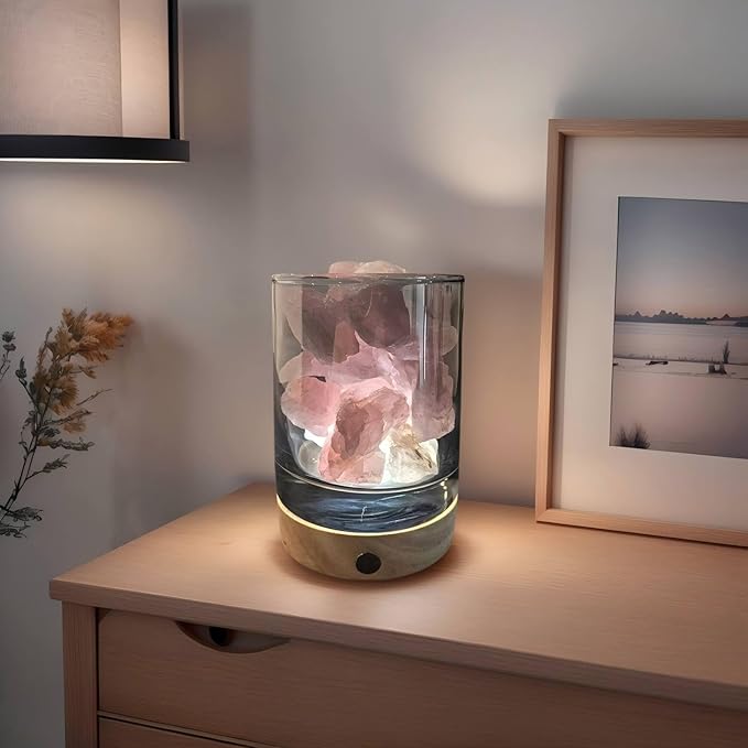 Himalayan Mineral Essential Oil Diffuser, Essential Oil Aromatherapy Lamp Gift Set, Natural Aromatherapy Diffuser for Home and Office Use, Relieves Stress and Purifies The Air
