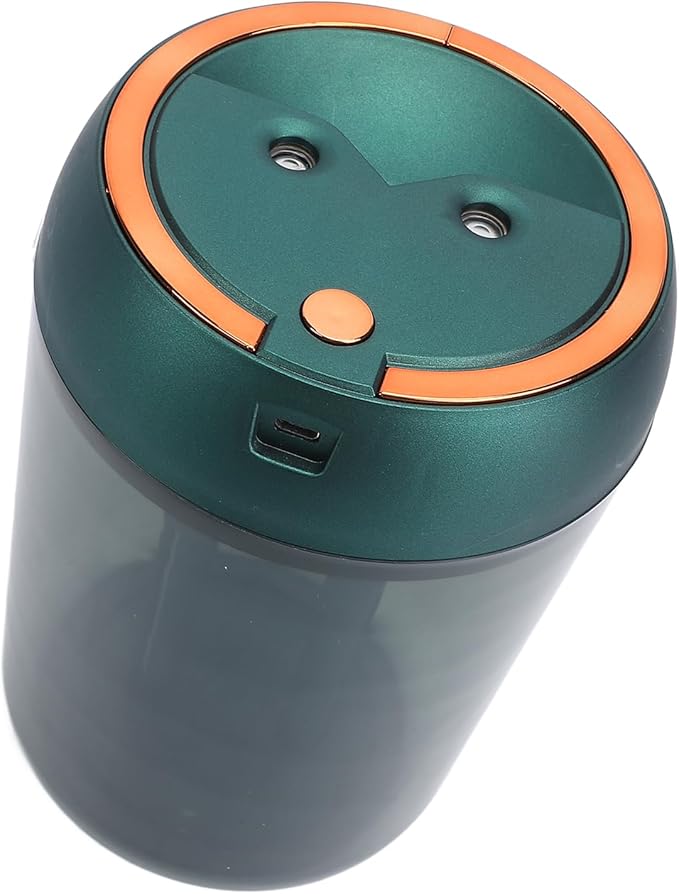 Zunate 2L Desktop Humidifier, Cool Mist Dual Nozzle Ultrasonic Air Diffuser with 3 Mist Modes and Colorful Night Light for Bedroom Office Travel, USB Powered