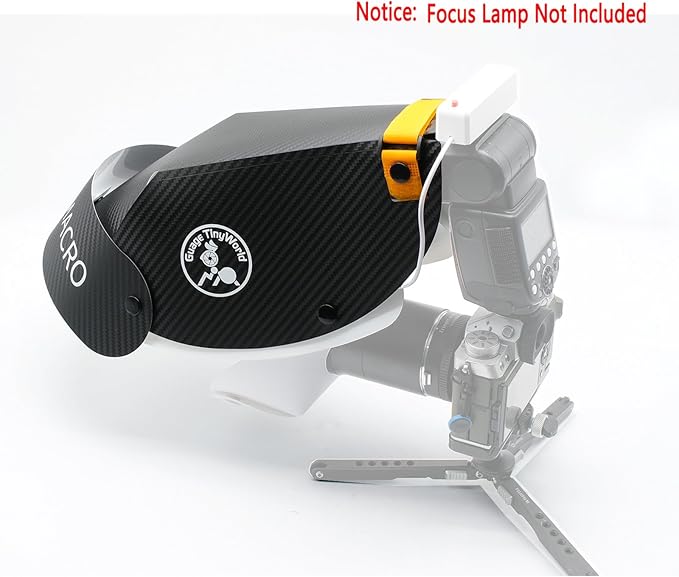 Macro Photography Flash Softbox Diffuser Kit, for Macro Jewelry Insect Photography,Portable Speedlite Flash Diffuser Softbox,Compatible with all macro lenses, zoom lenses, etc（Focus Lamp Not Included）