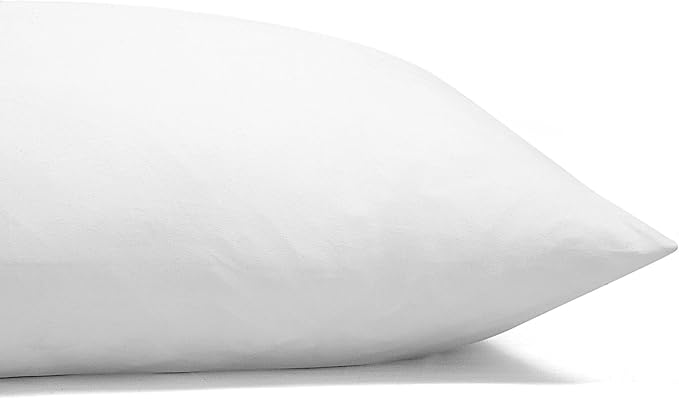 ROYALE LINENS 300 Thread Count Poly Cotton Sheet Set - 6 Piece California King Bed Sheets - 1 Fitted, 1 Flat, 4 Pillow Cases -Soft Cool & Crisp Sheet Se (Cal King, Bright White)