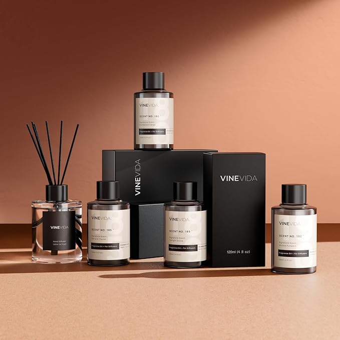 VINEVIDA Scent No.1026 Monte Carlo Las Vegas Fragrance Oil for Cold Air Diffusers - 32oz (2lbs) - Luxury Hotel Aroma - Long-Lasting Scent