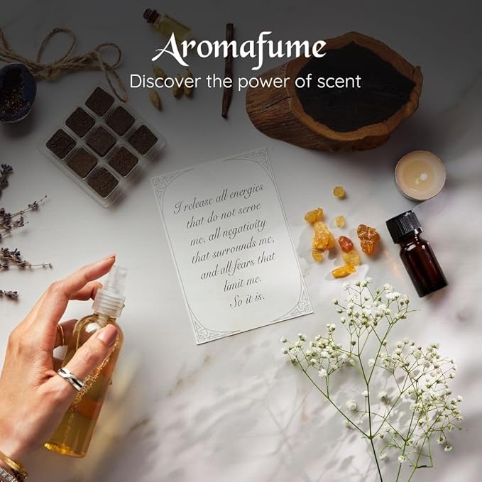 White Sage & Palo Santo Essential Oil Diffuser Blend by Aromafume | 3x10ml/0.33 fl oz | Aromatherapy Oil for Cleansing Negative Energy & Protection | Ethically sourced| Sage Oil for Smokeless Smudging