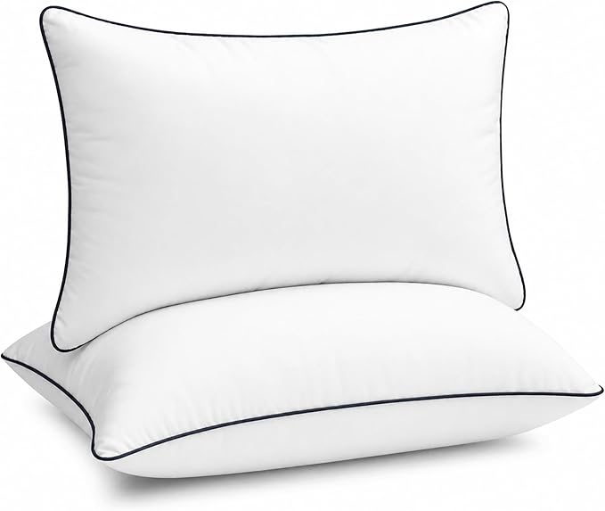 puredown® 12x20 Pillow Inserts Set of 2, Fluffy Overfilled Down Alternative Lumbar Pillows, Soft Plush Decorative Throw Pillows for Couch, Sofa, Bed and Home Decor