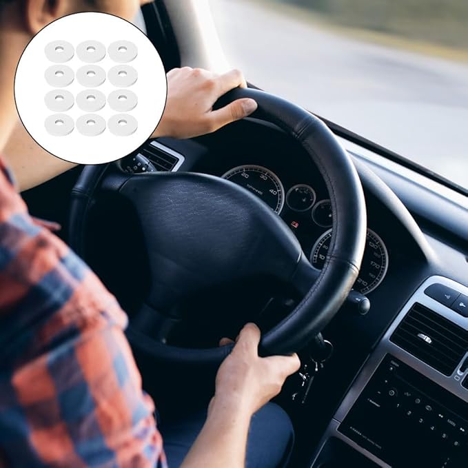 Healifty 12pcs Aromatherapy Refill Pads for Car Diffuser Mixed Scents Replacement Tablets for Home Car High-grade Safe Material for Relaxing Atmosphere