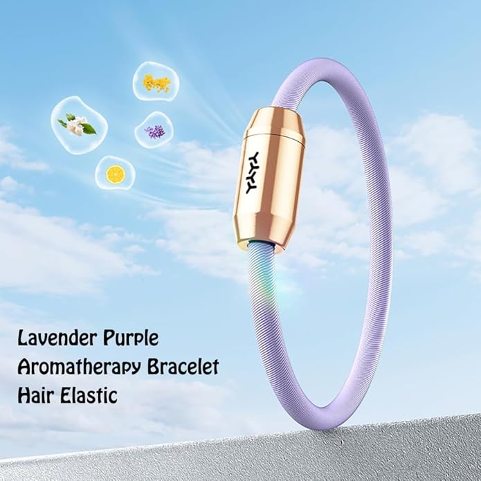Essential Oil Diffuser Bracelet or Aromatherapy Hair tie,Wristband Diffusing Bracelet Mother's Day Birthday Christma holistic gifts for women (Multi-color Styles)