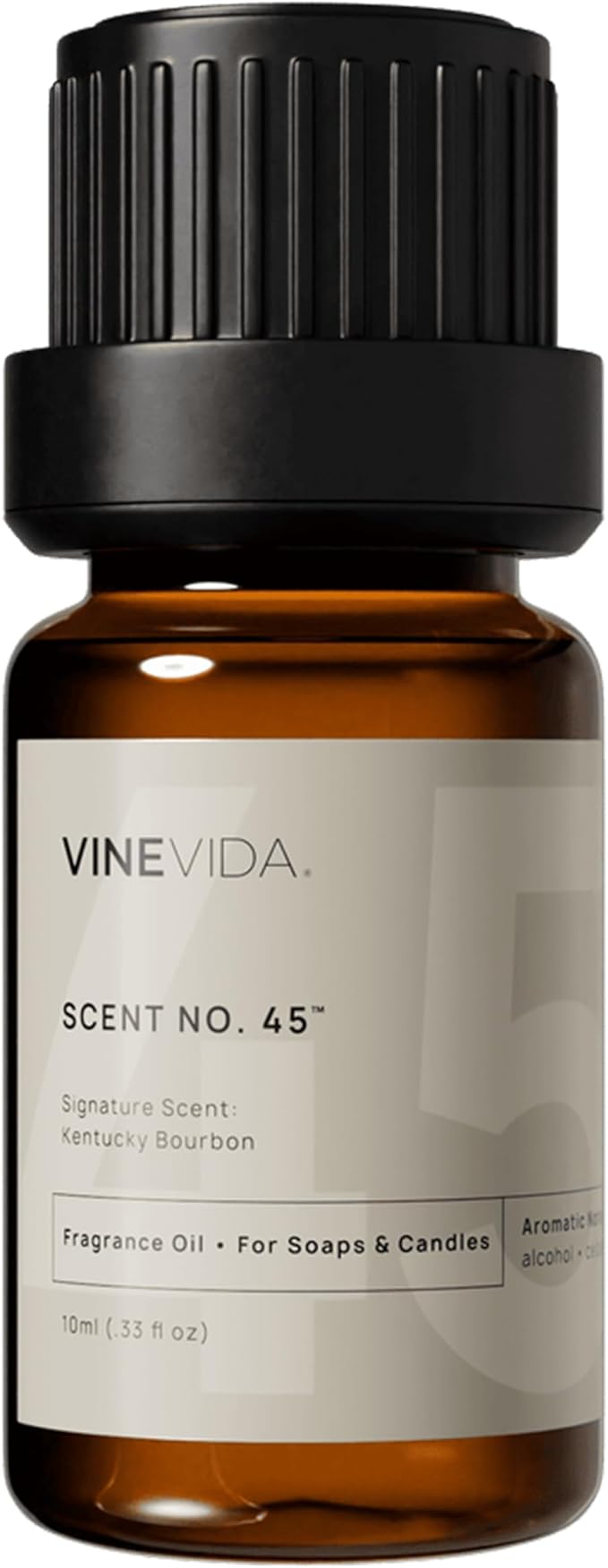 VINEVIDA [0.33oz] Kentucky Bourbon Fragrance Oil for Candle Making and Soap Making - Premium Candle Scents for Soy Candles