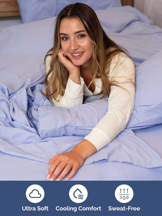 Extra Deep Full Sheet Set - 6 Piece Breathable and Cooling Sheets - Hotel Luxury Bedding for Women, Men, Kids & Teens - Easy & Secure Fit - Soft, Wrinkle Free and Comfy - Extra Deep Pockets - Lavender