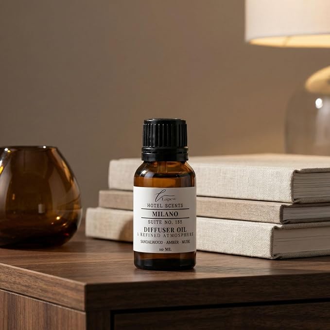 Lapew Hotel Scents Luxury Diffuser Oil | Milano Suite 135 | Inspired by the Westin Hotel | Hotel Fragrance Oil for Nebulizer & Waterless Diffuser | 10ml
