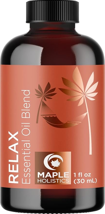 Relaxing Essential Oil Blends for Diffuser - Relax Chill Dream and Energize Essential Oils for Diffusers Aromatherapy and Baths with Pure Essential Oils Including Citrus & Mint Essential Oils