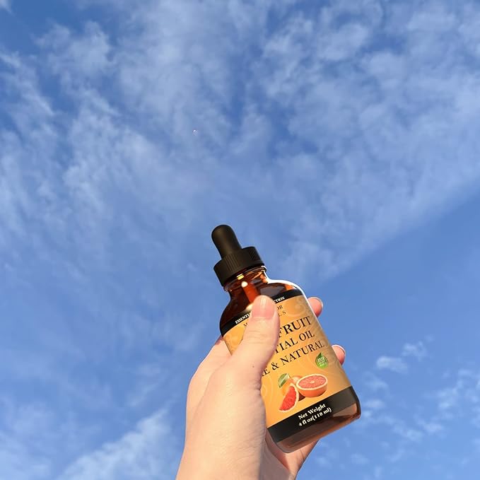 Grapefruit Essential Oil (4 oz), Premium Therapeutic Grade, 100% Pure and Natural, Perfect for Aromatherapy, Diffuser, DIY by Mary Tylor Naturals