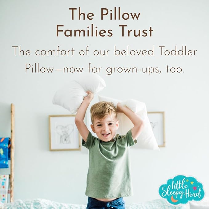 Little Sleepy Head King Pillow for Sleeping, Adjustable Loft Bed Pillow with Hypoallergenic Down-Like Fill, Hotel Quality Comfort, Soft or Firm Support - King Size Pillow 1 Pack, 20x36