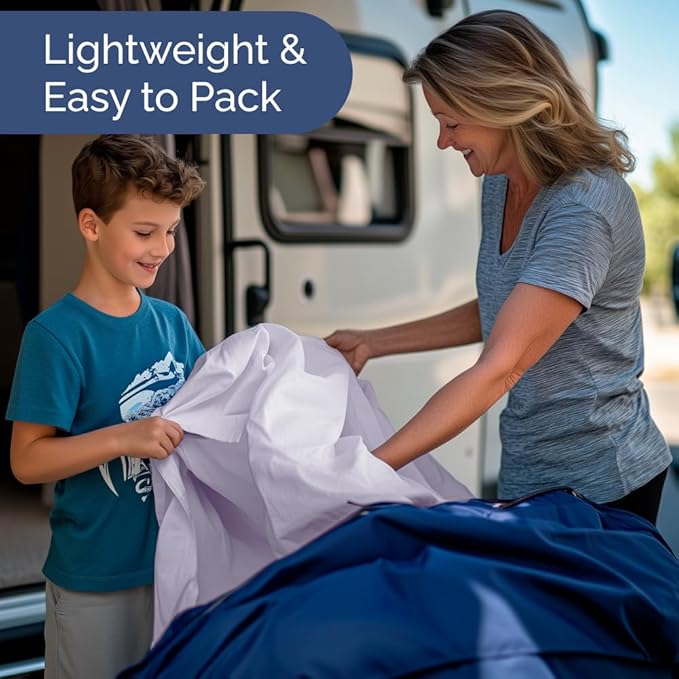 Short Queen Size 4 Piece Sheet Set - RV Short Queen, Soft, Breathable & Cooling Bed Sheets Set with Deep Pockets - Hotel Luxury Bedding for Women & Men - Wrinkle Free & Fade Resistant - Light Lavender