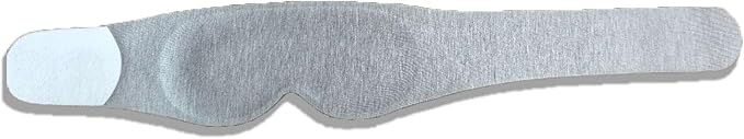 Full Coverage Weighted Eye Mask: 3D Contoured Sleeping Mask for Eyelash Extension - 100% Blackout Eye Cover with Soft Fabric - Bedtime Comfort, Office Nap Rest, Travel Flight Nap Companion