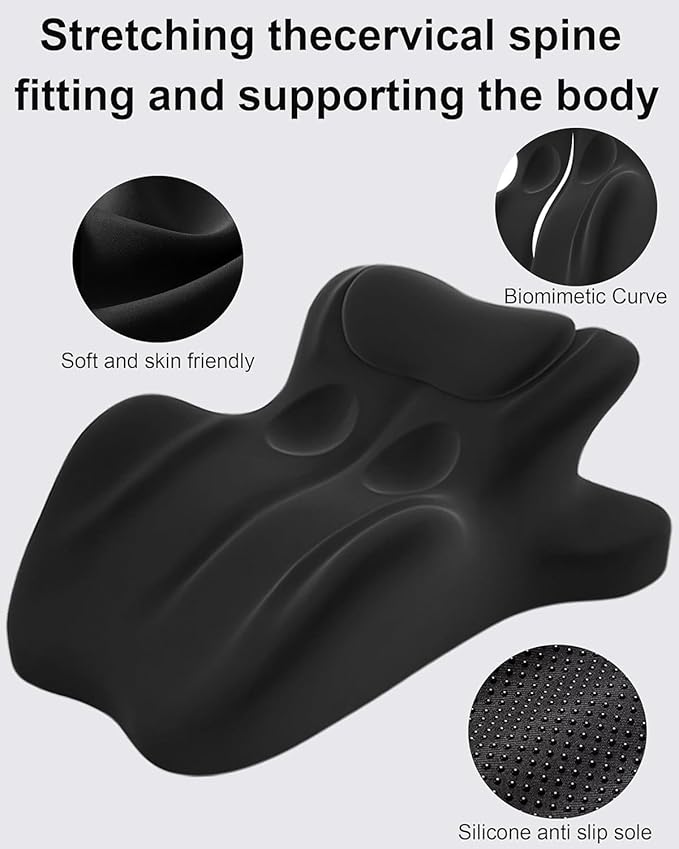 MOYEE Ergonomic Memory Foam Wedge Pillow, Contoured Support Pillows, 27° Angled Support for Waist and Neck, Multi-Position Support Pillow