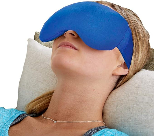 Bed Buddy Sinus Headache Relief Mask - Heated Eye Mask and Cold Eye Mask - Stye Eye Compress and Eye Heating Pad, For Headaches, and Migraine Relief, Blepharitis Treatment