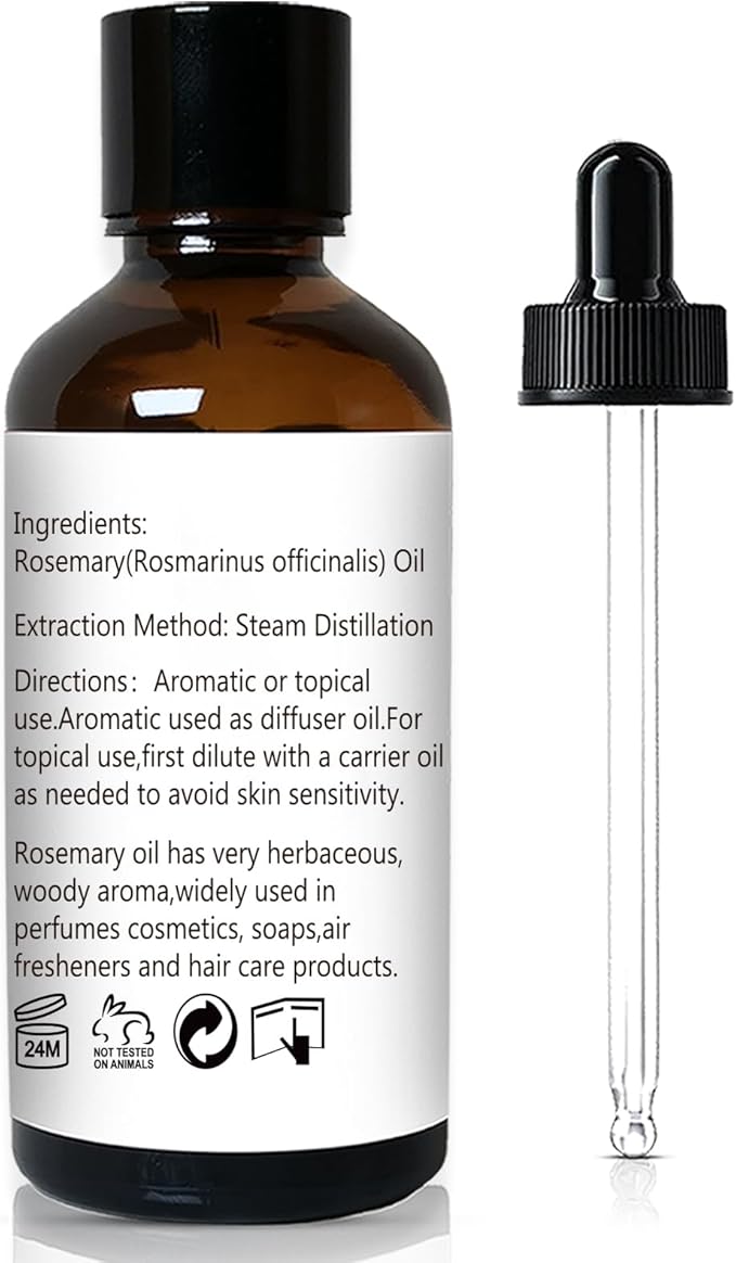 GM Gumili Rosemary Essential Oil, 30ml - Pure, Undiluted Rosemary Oil for Aromatherapy