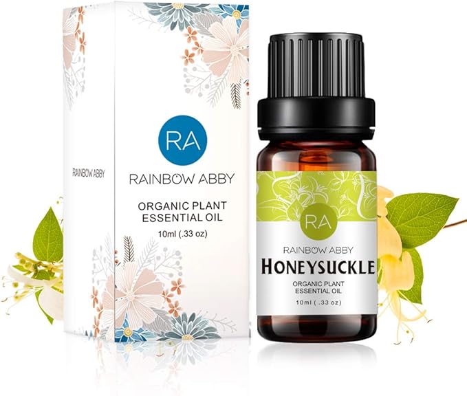 2-Pack Honeysuckle Essential Oil 100% Pure Oganic Plant Natrual Flower Essential Oil for Diffuser Message Skin Care - 10ML