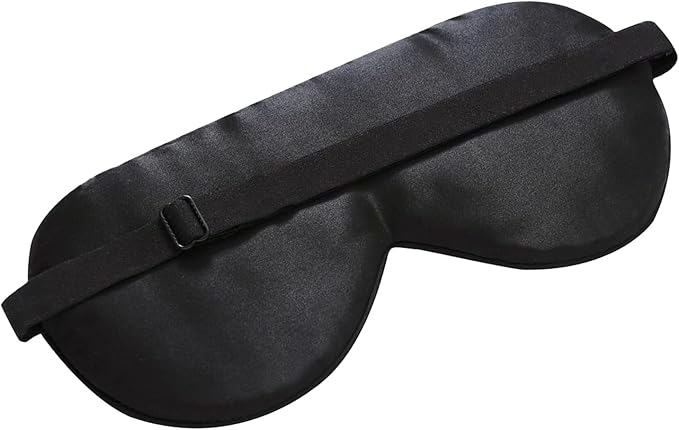 ALASKA BEAR Natural Silk Sleep Mask, Blindfold, Super Smooth Eye Mask with Classy Embroidery(Funny) Off