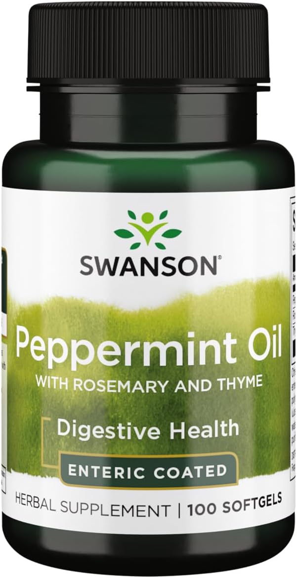 Swanson Peppermint Oil Combination 100 Sgels