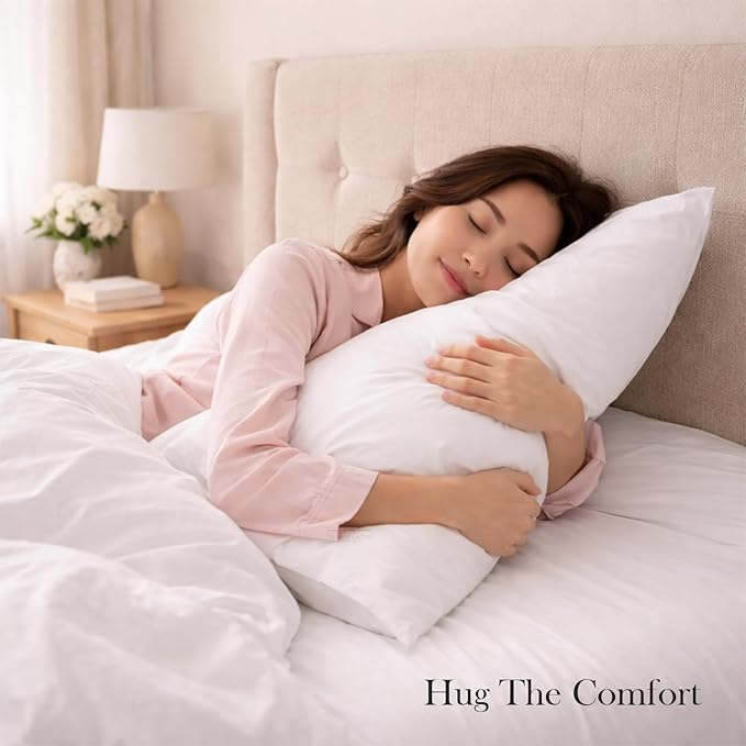 400 Thread Count 100% Egyptian Cotton Queen Size Pillowcases Set of 4, Soft & Breathable Sateen Weave, Envelope Closure, Hotel Luxury Bed Linen, Durable & Fade Resistant, 20"x30", White