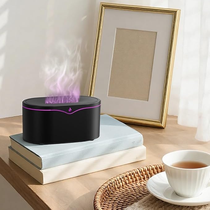 USB Aroma Diffuser With Silent Performance, Adjustable Mist Settings, Ambient Night Light, And Auto Shut-Off For Peaceful Use(black)
