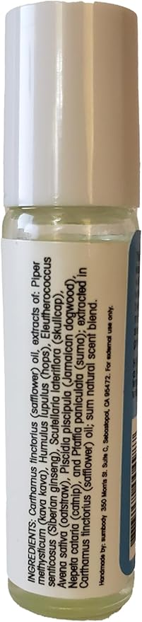 Sumbody Stress Relief Oil Roller Stress Zapper - Relaxing Roll On Essential Oils for Self Care Gifts, Therapeutic Grade Essential Oils, Calming Aromatherapy Products for Men & Women, Made in USA
