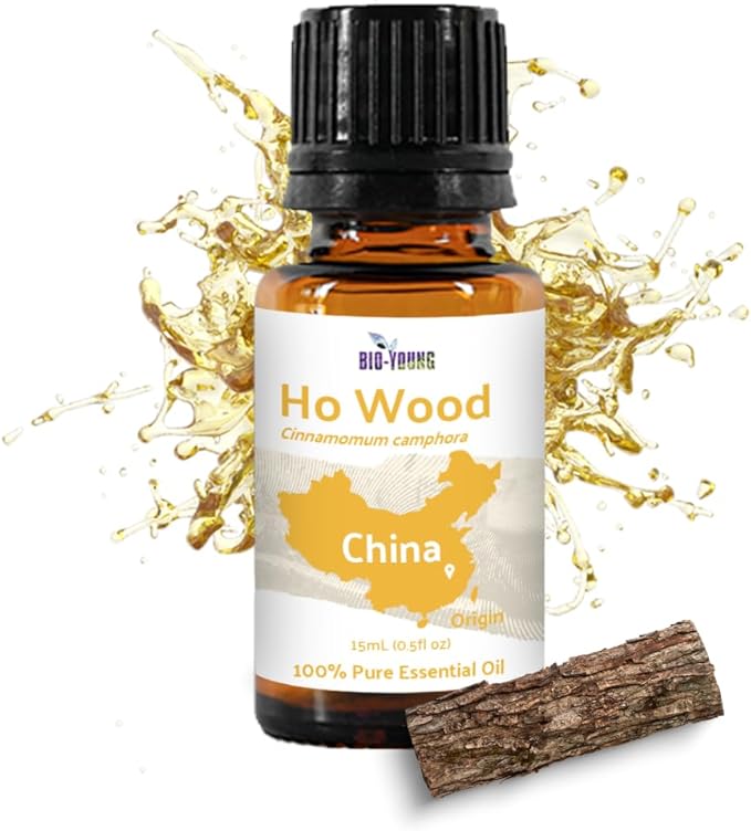 Ho Wood Essential Oil Direct from Malagassi - Ho Wood Essential Oil for Diffusers, Candle-Making, Soap-Making, Aromatherapy, for Skin and Hair (15 mL)