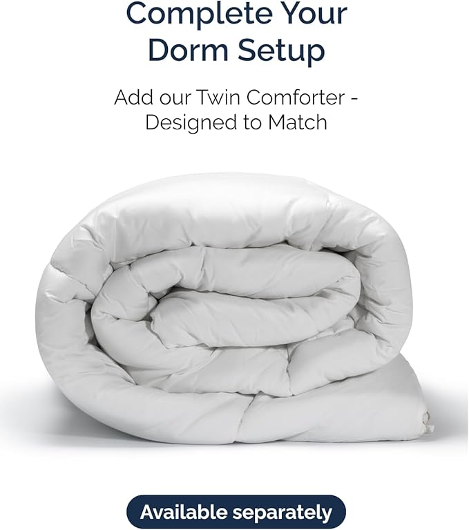 Twin Size 3 Piece Sheet Set - Comfy Breathable & Cooling Sheets - Hotel Luxury Bed Sheets for Women and Men - Deep Pockets, Easy-Fit, Soft and Wrinkle Free Sheets - Light Grey Oeko-Tex Bed Sheet Set