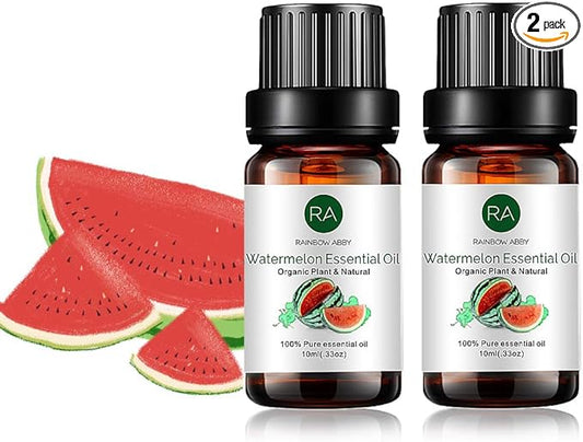 2-Pack Watermelon Essential Oil, Pure, Undiluted, Therapeutic Grade Watermelon Oil - 2x10 mL