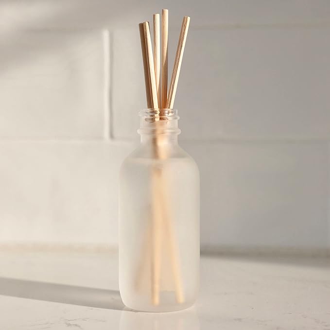 Lifetherapy - Empowered - Mini Reed Diffuser w/Cap, Mood-Boosting Scent, Natural Essential Oils, Alcohol-Free, Ideal for Home, Office, Travel & Giftable 2oz