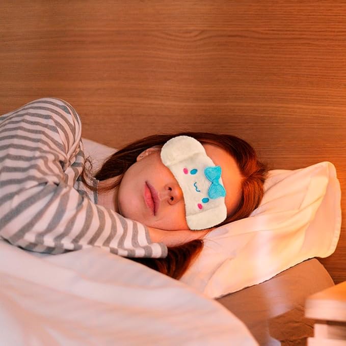 Kawaii Anime Plush Sleep Eye Mask, Cute Cartoon Animal Blackout Sleeping Eye Cover for Girls Women Kids (Dog)