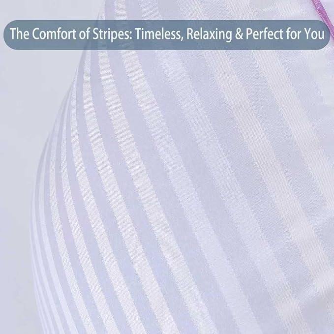 VAINOC Pillows Standard Size Set of 4,Breathable Hotel Collection Bed Pillows for Side Back Stomach Sleepers，Machine Washable Supportive Soft Down Alternative Microfiber Filled