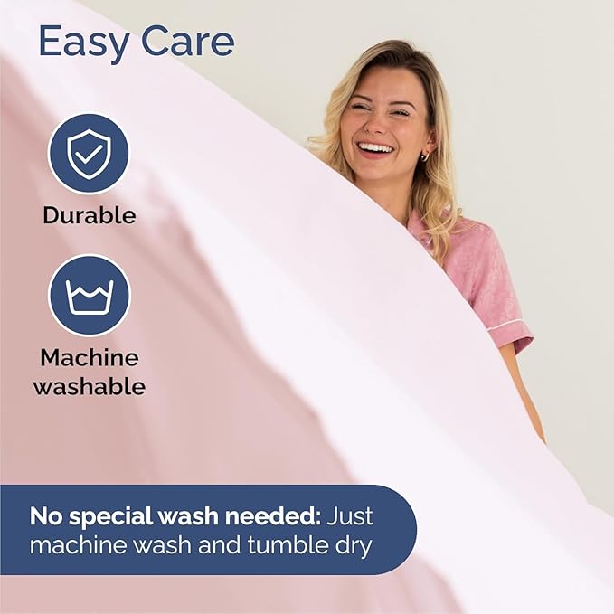 Cal King Size 4 Piece Sheet Set - Comfy Breathable & Cooling Sheets - Hotel Luxury Bed Sheets for Women & Men - Deep Pockets, Easy-Fit, Soft & Wrinkle Free Sheets - Lavender Pink Oeko-Tex Bed Sheets