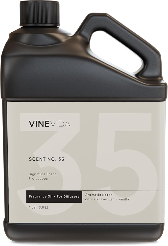 VINEVIDA [128 Fl Oz] Fruit Loops Fragrance Oil for Cold Air Diffusers, Essential Oils for Diffuser Oil Refill & Air Freshener Room Spray