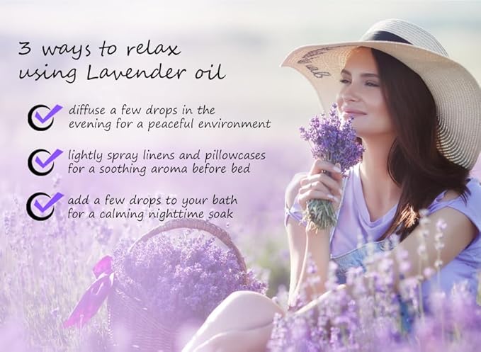 Lavender 40-42 Essential Oil – 16 fl oz (473 ml) Aluminum Bottle w/Plug Cap – 100% Pure Essential Oil – GreenHealth