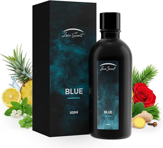 Blue Luxury Essential Oil for Diffusers - Fresh Aquatic Aromatherapy with Lemon, Pineapple & Pine - Energizing Scent for a Modern Home