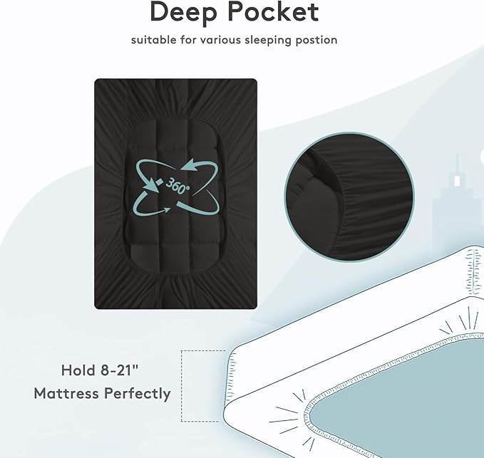 SameBed Mattress Topper King,Extra Thick Mattress Pad Cover for Back Pain,Cooling Mattress Protector with 8-21 Inch Deep Pocket,Overfilled Down Alternative Filling,Black